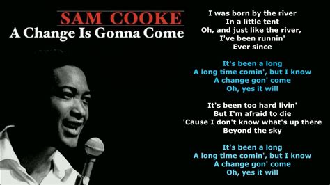 a change is gonna come lyrics|a change is gonna come sam cooke.